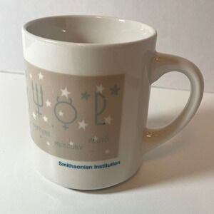 Smithsonian Institution Coffee Mug 12oz Solar System Planets Space Science